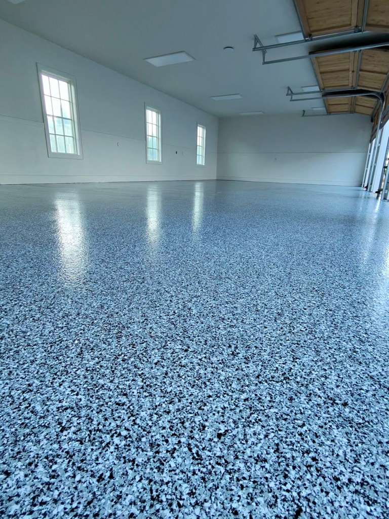 Luxury Residential Polyaspartic Flake System